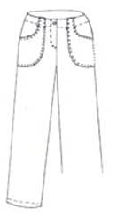 05 Pants 1 button