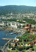 Норвегия. Осло. Осло с высоты птичьего полета