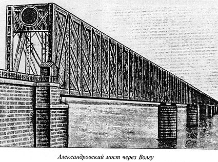 Александровский мост через Волгу