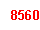 �������: 8560 