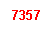 �������: 7357 