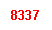 �������: 8337 