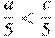 \frac{a}{5}<\frac{c}{5}