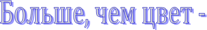 Больше, чем цвет -