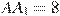 AA_1=8