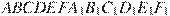 ABCDEFA_1B_1C_1D_1E_1F_1