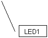 Выноска 2: LED1