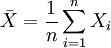 \bar{X}