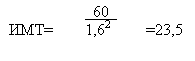 �������: ���= _60_

1,62

 =23,5

