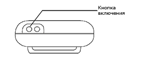Описание: GPS-трекер MT90 - кнопка включения