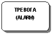 Блок-схема: альтернативный процесс: ТРЕВОГА (ALARM)