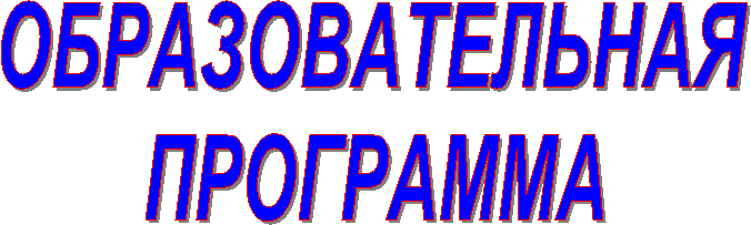 ОБРАЗОВАТЕЛЬНАЯ
ПРОГРАММА