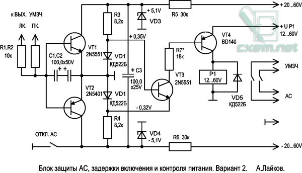 Блок защиты АС