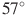 57^\circ