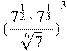 {{(\frac{{{7}^{\frac{1}{2}}}\cdot