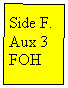 �������: Side F.

Aux 3

FOH



