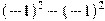 (-1)^2-(-1)^2