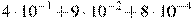 4\cdot10^{-1}+9\cdot10^{-2}+8\cdot10^{-4}