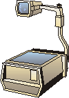 >overhead projector (OHP)
