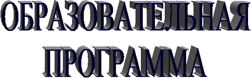 ОБРАЗОВАТЕЛЬНАЯ
ПРОГРАММА