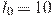 l_0 =10