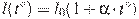 l(t^\circ ) = l_0 (1 + \alpha \cdot t^\circ )
