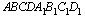 `*`(ABCD, `*`(A[1], `*`(B[1], `*`(C[1], `*`(D[1])))))
