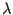 $ {\lambda}$