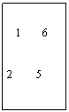 �������: 1 6 





2 5

