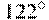 122^{\circ}