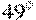 49^\circ