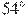 54^\circ