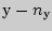 $� - n_{�}$