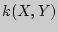 $k(X, Y)$