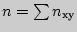 $n = \sum n_{��}$