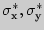 $\sigma _�^\ast , \sigma _�^\ast $