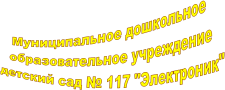 Муниципальное дошкольное
образовательное учреждение
детский сад № 000 "Электроник"