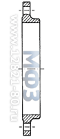 ������ ������������ �������� ��������� (Hubbed slip-on flange for welding) EN 1092-1 type 12
