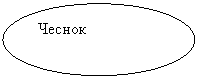 Овал: Чеснок