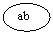 Овал: аb