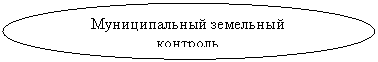 Овал: Муниципальный земельный контроль
