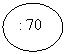 Овал: : 70