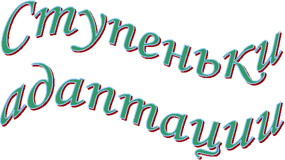 Ступеньки
адаптации