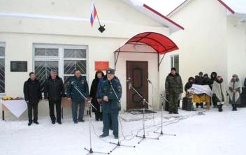 В Эртильском районе Воронежской области открыта новая пожарная часть