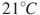 ��������: 21^{\circ}C