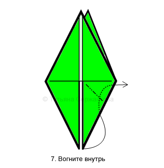 Вогните внутрь