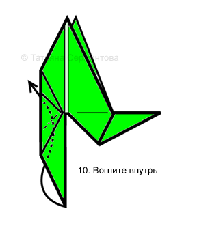 Вогните внутрь