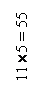 �������: 11 5 = 55