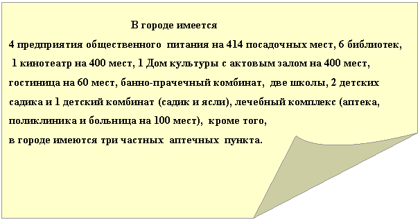 �������� ����: � ������ ������� 

4 ����������� ������������� ������� �� 414 ���������� ����, 6 ���������,

 1 ��������� �� 400 ����, 1 ��� �������� � ������� ����� �� 400 ����, �����-���� �� 60 ����, �����-��������� ��������, ��� �����, 2 ������� ������ � 1 ������� �������� (����� � ����), �������� �������� (<a title=