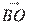 \overset{\to }{\mathop{BO}}\,